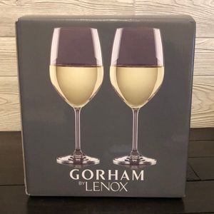 Gorham by Lenox 4 White Wine Glasses